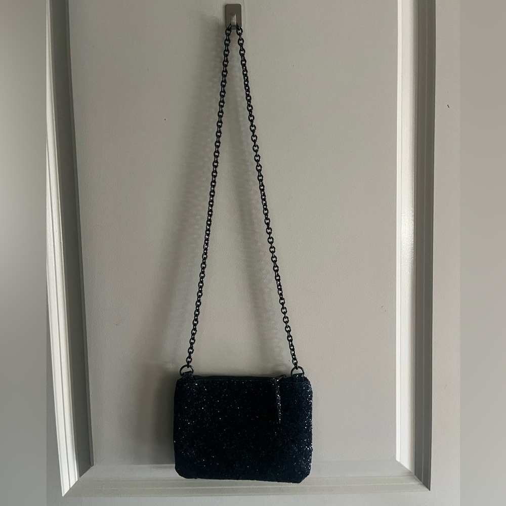 mini Old Navy glittery going out bag
